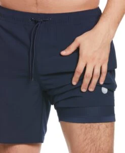 Cubavera™ Solid 7" Swim Short -Cubavera Cubavera mens Cubaveratm Solid 7 Swim Short Swim blue 3