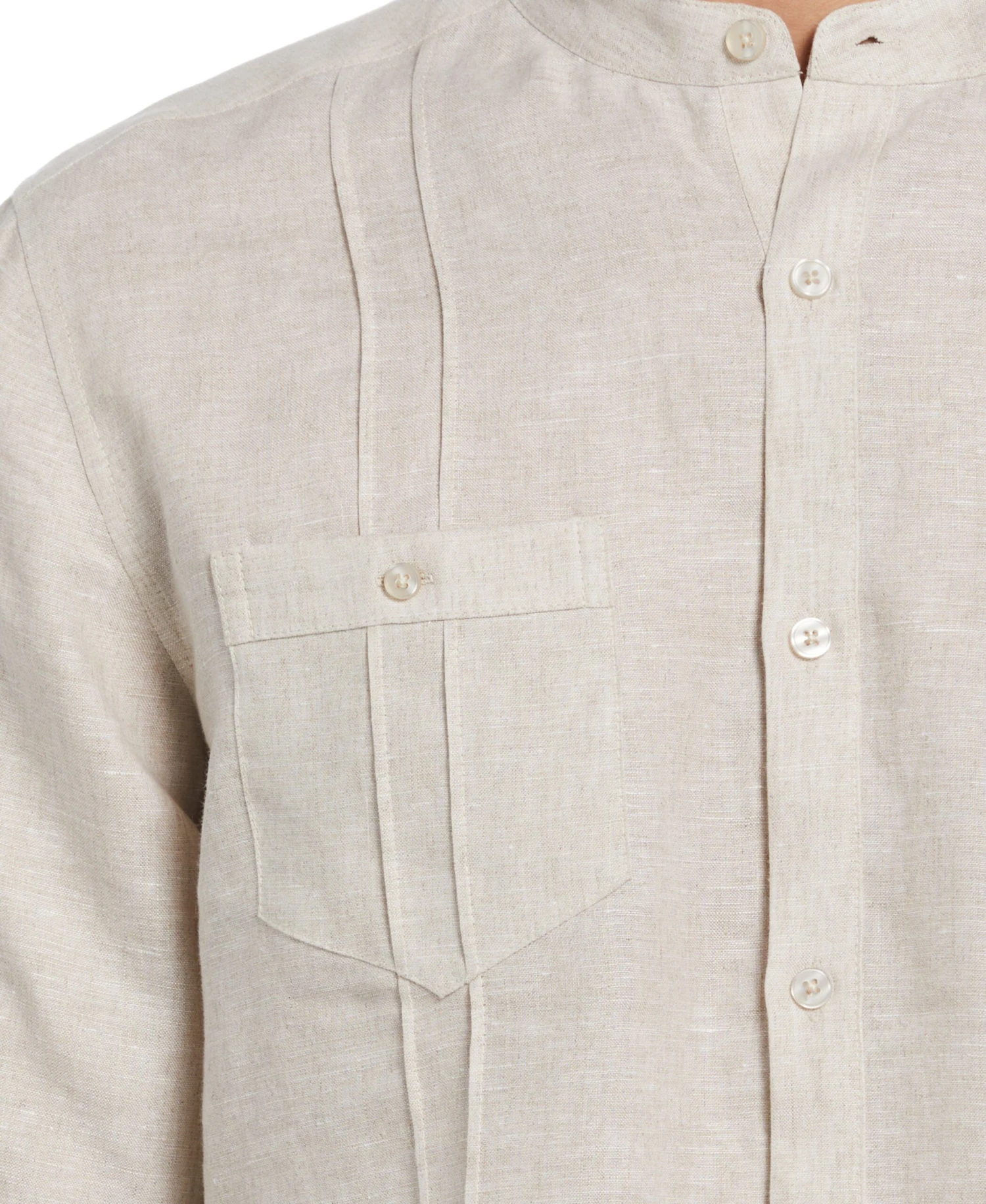 Cubavera™ Two-Pocket Pintuck Popover Shirt 3 Cubavera™ Two-Pocket Pintuck Popover Shirt - Image 3
