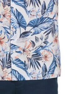 Linen Blend Floral Print Shirt -Cubavera Linen Blend Floral Print Shirt Cubavera 4