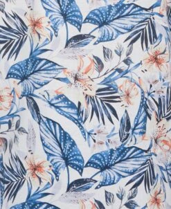 Linen Blend Floral Print Shirt -Cubavera Linen Blend Floral Print Shirt Cubavera 5