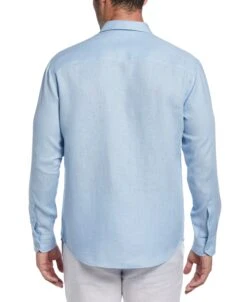 Cubavera -Cubavera Linen Embroidered Tuck Panel Guayabera Shirt Cubavera Collection 2