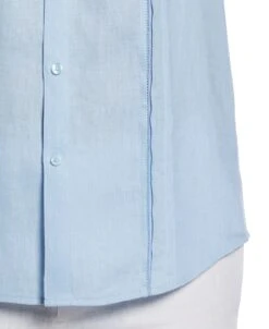 Linen Embroidered Tuck Panel Guayabera Shirt -Cubavera Linen Embroidered Tuck Panel Guayabera Shirt Cubavera Collection 3