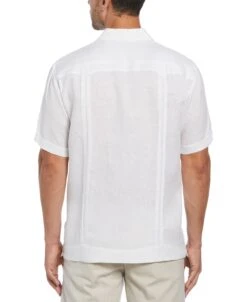 Cubavera -Cubavera Miami Dolphins Logo Linen Short Sleeve 4 Pocket Guayabera Cubavera 2