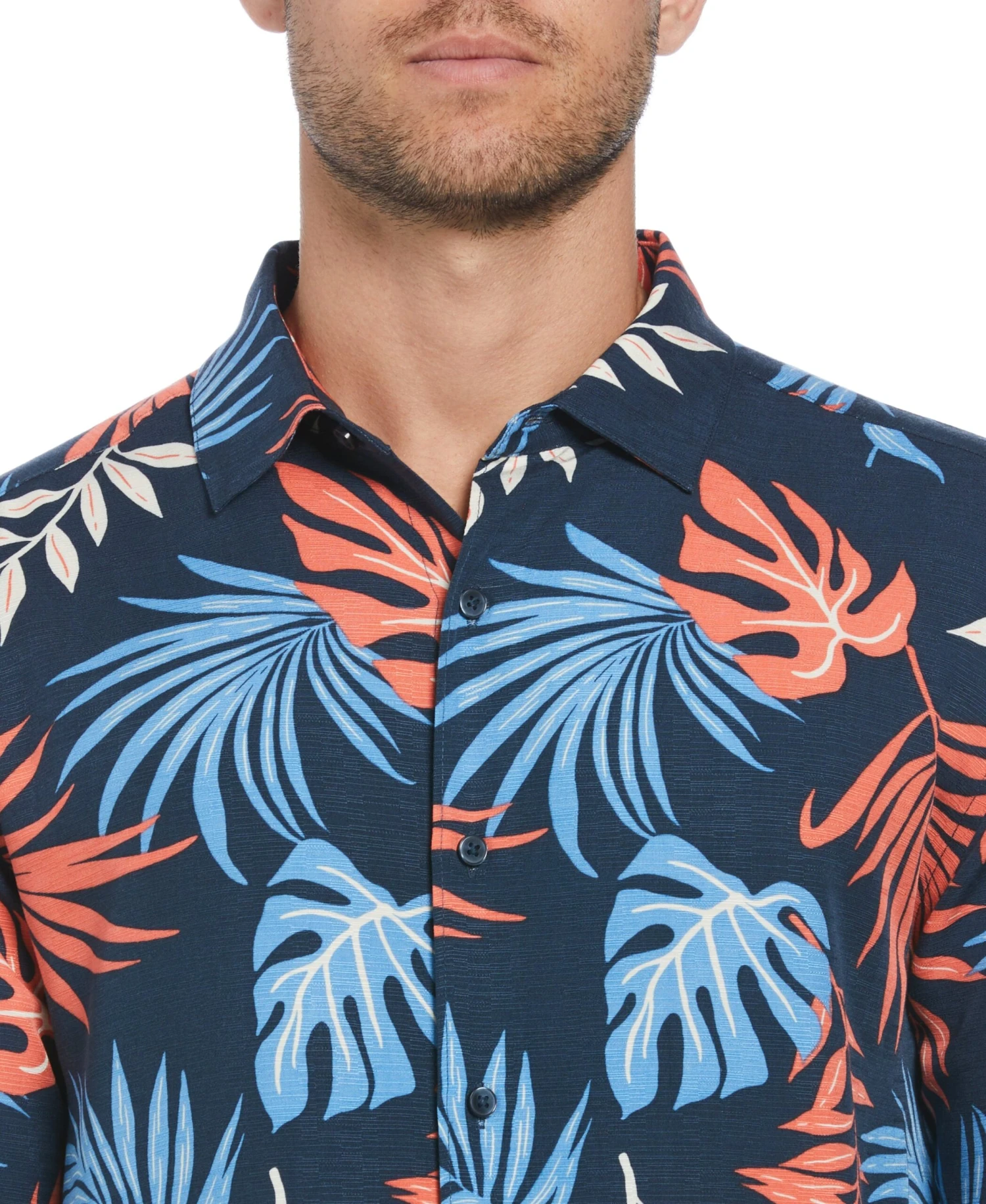 Multicolor Leaf Print Shirt 3 Multicolor Leaf Print Shirt - Image 3