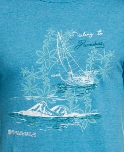 Sailing To Paradise Print Tee -Cubavera Sailing To Paradise Print Tee Cubavera 3