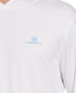 Solid Sun Protection Hoodie 5 Solid Sun Protection Hoodie -Cubavera Solid Sun Protection Hoodie Cubavera 3
