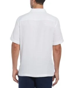 Cubavera -Cubavera Sunset Chest Print Cuban Collar Shirt Cubavera 2