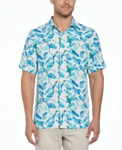 Tropical Parrot Print Shirt