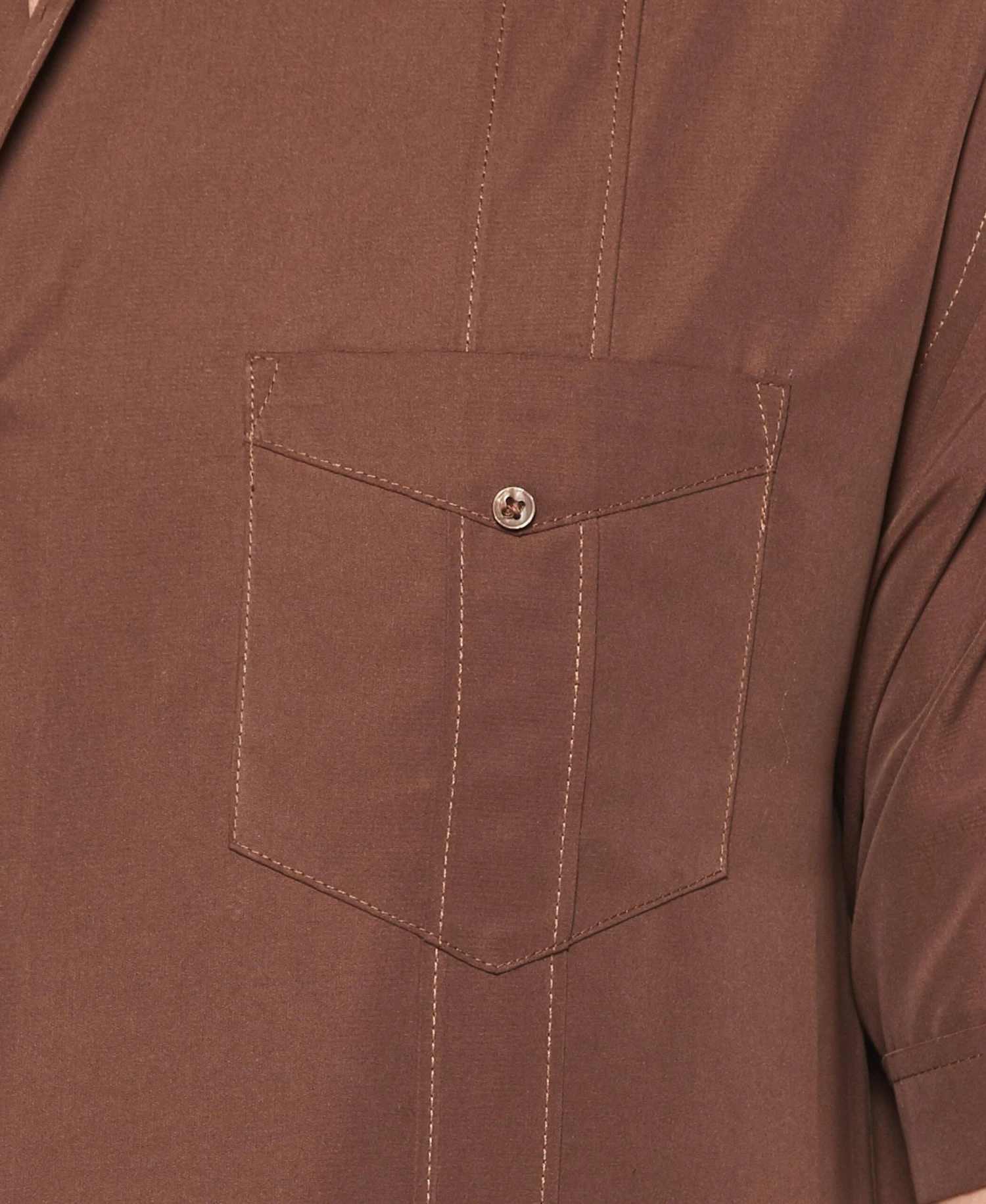 Two-Pocket Double Pintuck Shirt 4 Two-Pocket Double Pintuck Shirt - Image 4