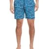 Wave Print 7" Swim Trunks